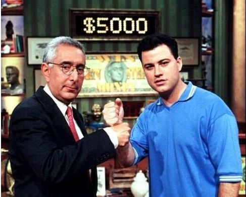Ben Stein with Jimmy Kimmel